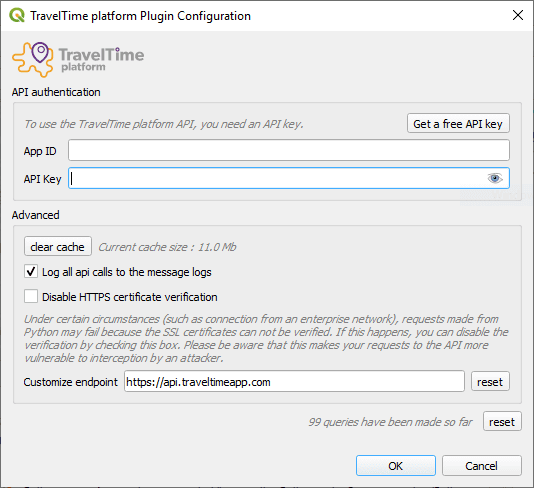 Config window